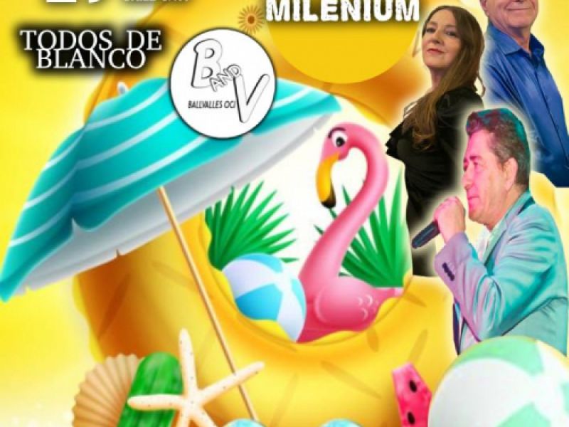 Fiesta Blanca con el trio Milenium con Opcion a comida