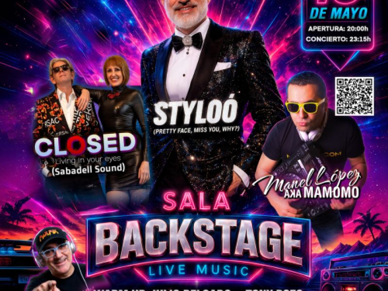 Noche Ochentera con Styloo   Closed   Mamomo y Mike Platinas