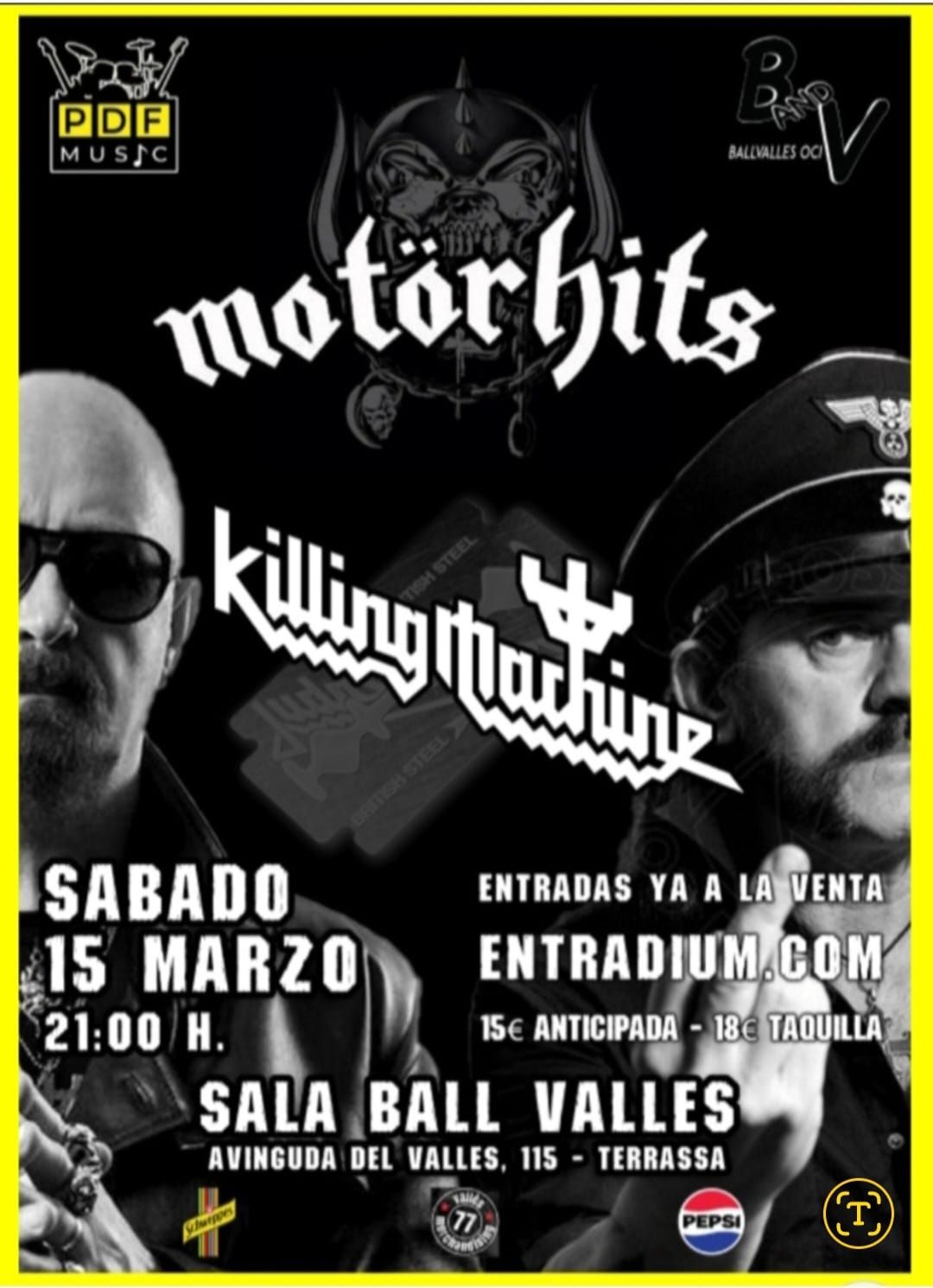 Noche de concierto con servicio de Bar