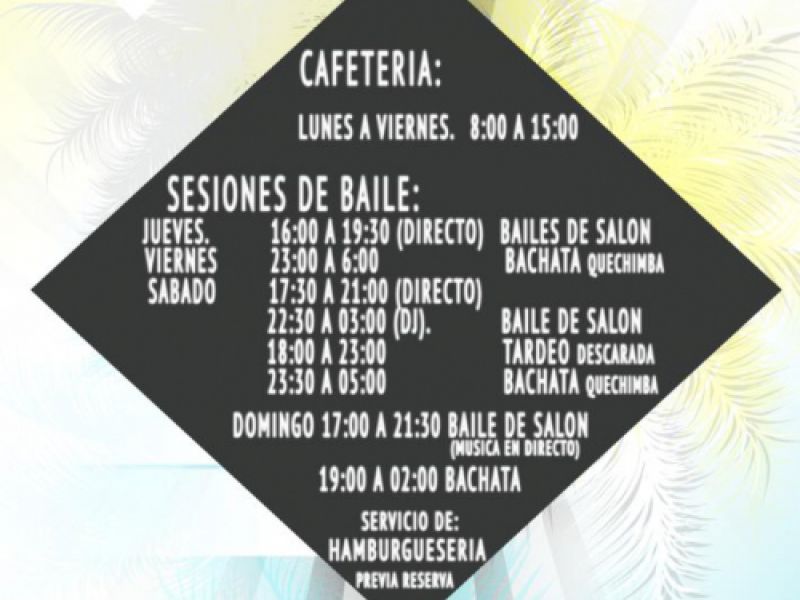 Horarios del mes de Agosto