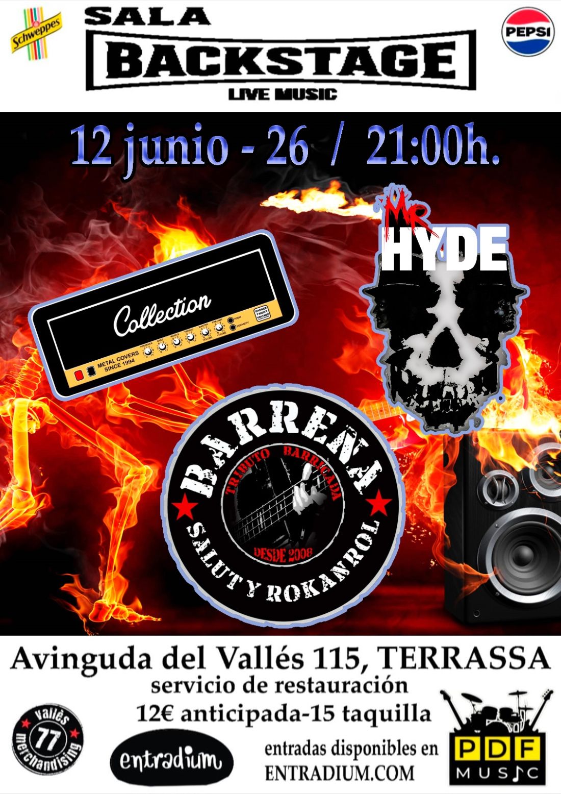 BARRENA, COLLECTION Y MR. HYDE EN CONCIERTO
