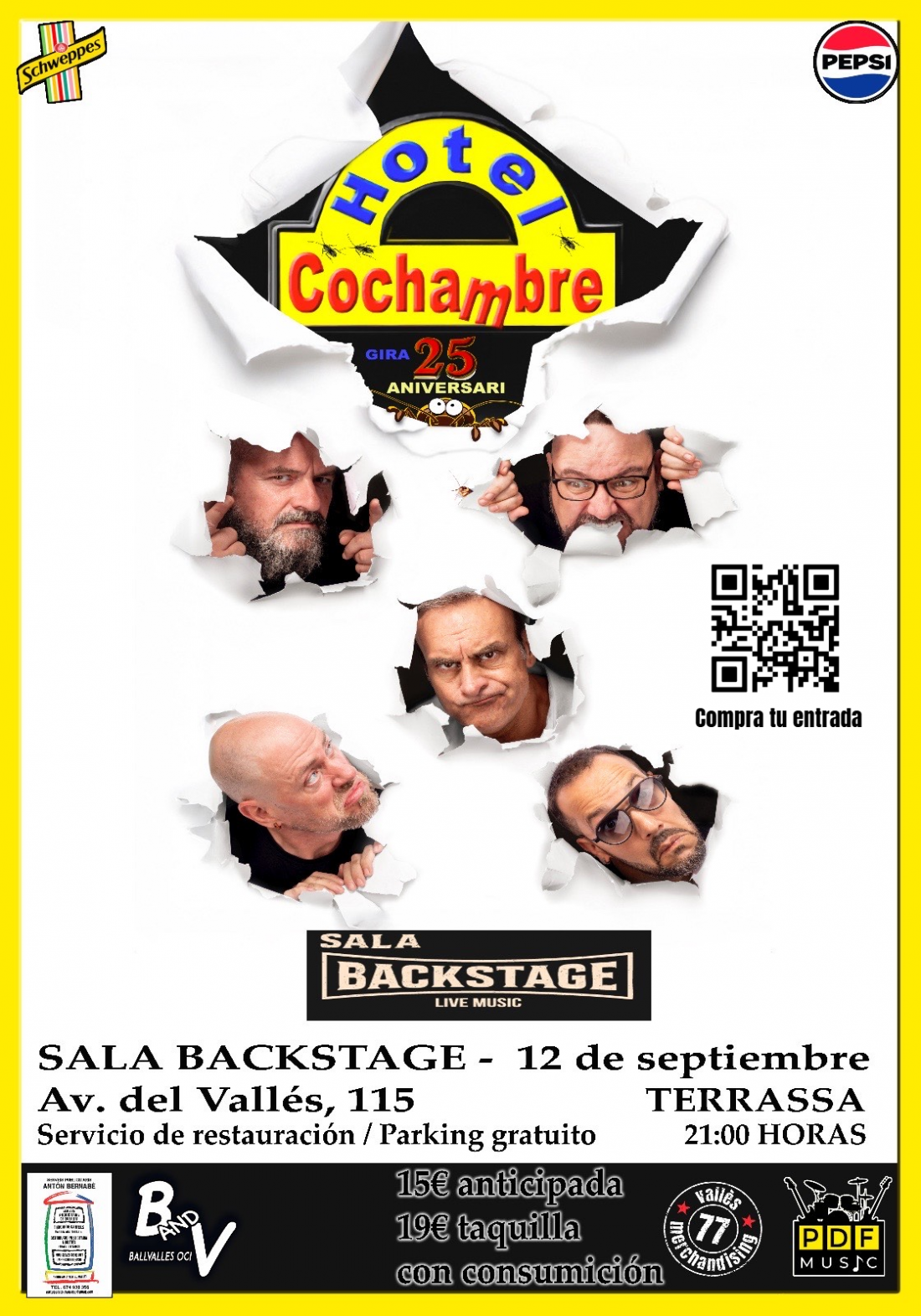 CONCIERTO Servicio de Bocatas Tapas Ensaladas Hamburgueseria