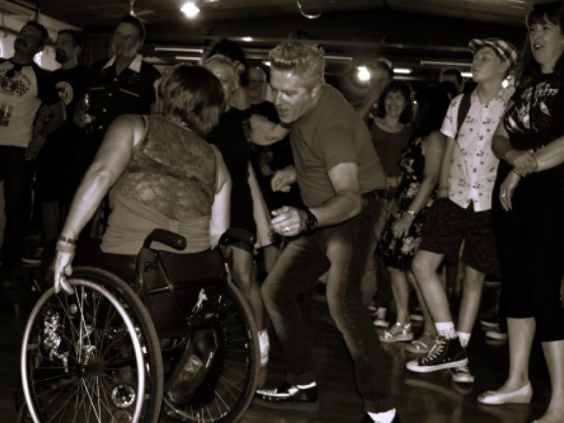 Momento durante espectáculo en Ball Valles