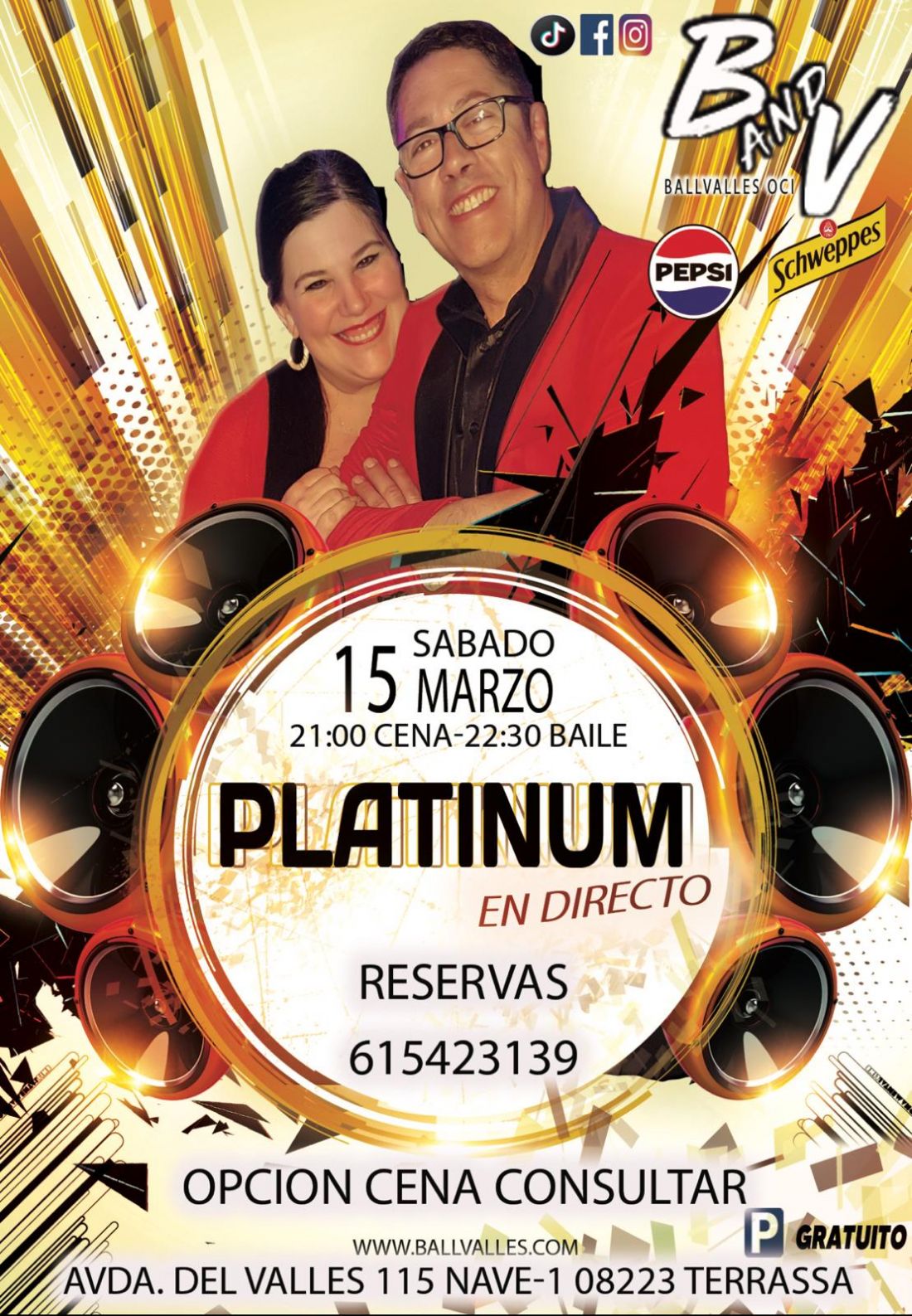 Noche de Baile con Opción de cena