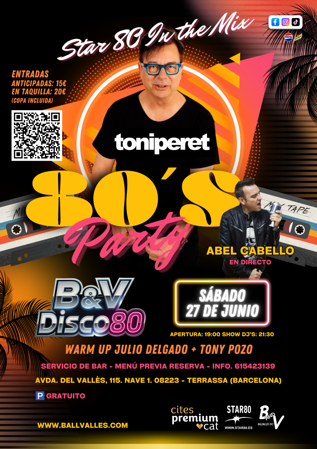 80’S PARTY CON TONI PERET   STAR 80 IN THE MIX