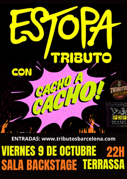 TRIBUTO A ESTOPA con CACHO A CACHO