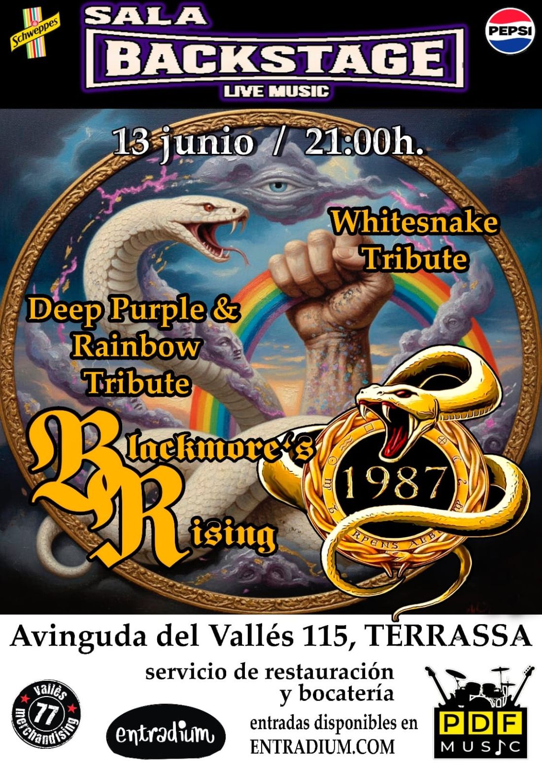 BLACKMORE’S RISING 1987 WHITESNAKE TRIBUTE