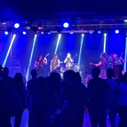 Durante concierto en Terrasa