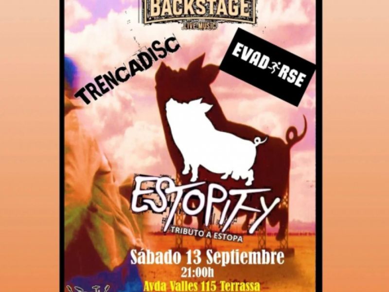 Tributo a ESTOPA con Servicio de Bocatas Tapas y Ensaladas